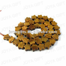 Star Shaped tigereye stone beads